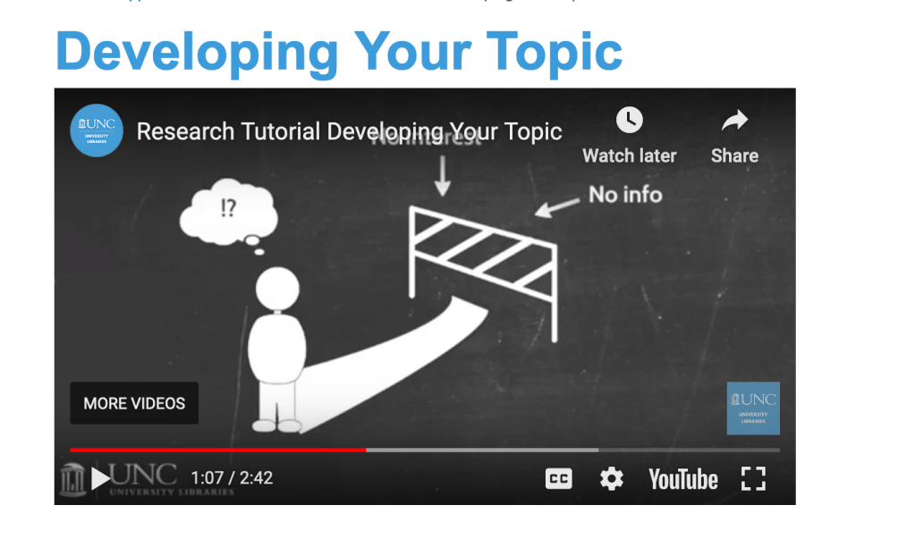 Research Basic Instructional&nbsp;Videos